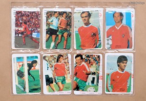 8 Calendários jogadores futebol Seleção Nacional 1986