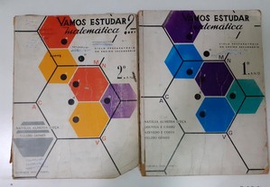 Livros de Matemática antigos - anos 70 e 80