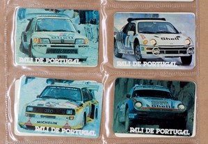 8 Calendários Carros de Rally do ano 1987