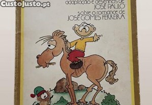 Livro BD Aventuras de João Sem Medo, com adaptação e desenhos de José Paulo