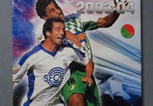 Caderneta de cromos de futebol - Futebol 2003/04 Panini