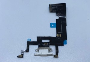 Flex de conector de carga e microfone para iPhone XR - Várias Cores