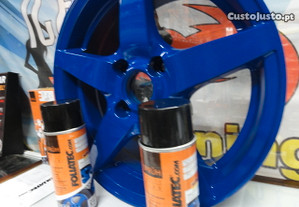 Kit de Tinta plástica Foliatec em spray 2 x 400ml azul Brilhante