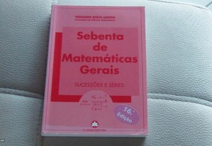 Sebenta de Matemáticas Gerais - Sucessões e Séries de Fernando Borja Santos Plátano Editora