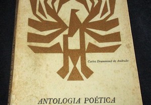 Antologia Poética Drummond de Andrade autografado
