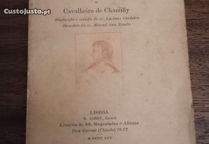 Livro Miniatura "Cartas de Amor de Soror Marianna ao Cavalheiro de Chamilly ".