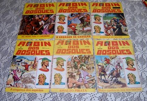 Robin dos Bosques, BD anos 70 lote 6 revistas