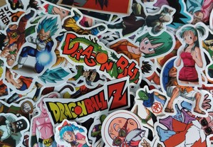 100 Stickers Autocolantes Dragon Ball