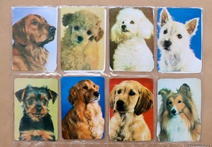 12 Calendários cão cães de várias raças ano 1987