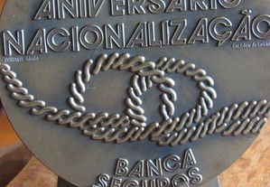 Medalha Comemorativa Nacionalização Banca Seguros