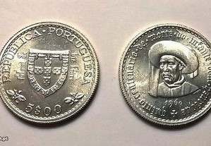 5 escudos prata de 1960 "Infante D. Henrique"