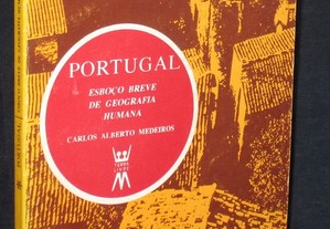 Livro Portugal Esboço Breve de Geografia Humana Carlos Alberto Medeiros