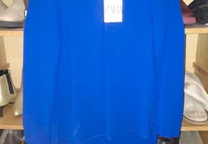 Blusa azulão Zara nova com etiqueta