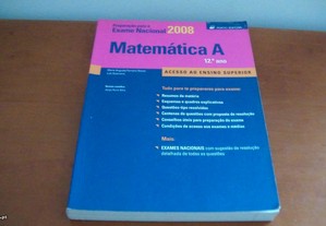 Preparação para o Exame Final Nacional 2008 - Matemática A - 12.º Ano Porto editora