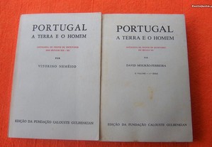 Portugal A Terra e o Homem . Vols I e II - Vitorino Nemésio