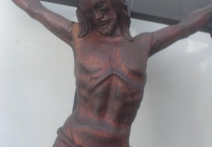 Crucifixo - Cristo grande ( 36 cm ) em madeira
