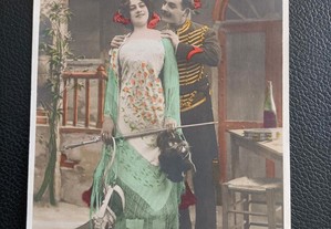 Postal da Ópera Carmen c. 1900