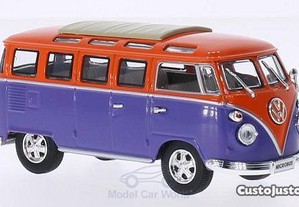 * Miniatura 1:43 Volkswagen Samba MicroBus (1962) Tecto Fechado