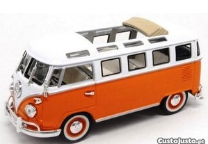 * Miniatura 1:43 Volkswagen Samba MicroBus (1962) Tecto Aberto