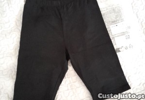 Cales de ciclista de algodo preto 13 14 anos