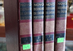 Conj. de 4 Volumes Dicionário da Língua Portuguesa