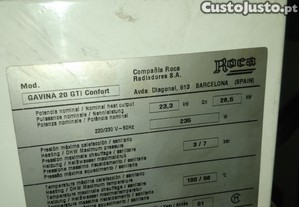 caldeira a gasoleo com pouco uso e deposito 500 L vazio