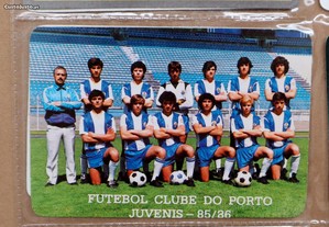 Calendário equipa futebol FC Porto Juvenis 1985/1986 :
