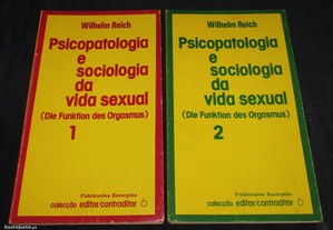 Livros Psicopatologia e Sociologia Wilhelm Reich