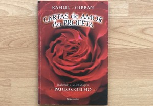 Livro Kahlil Gibran Cartas de amor do profeta