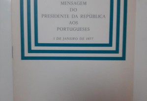 Mensagem do presidente da republica aos Portugueses 1977