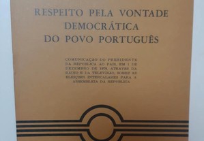 Respeito pela Vontade Democrática do Povo Português