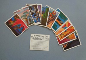 Cromos caderneta Panini - Conan