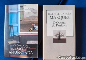 Lote 2 Livros Gabriel García Márquez: Crónica de uma Morte Anunciada + O Outono do Patriarca