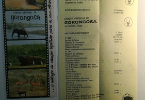 Parque Nacional da Gorongosa - Folheto e programas