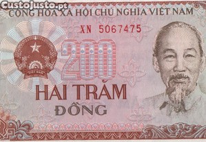 Vietname - Nota 200 Dong 1987 - nova