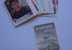 Cromos caderneta Futebol Panini Futebol 2003/2004