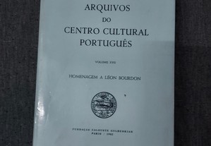 Arquivos do Centro Cultural Português Volume XVII Gulbenkian