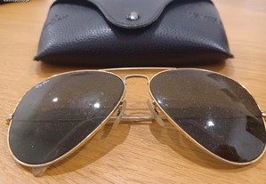 Óculos de sol Ray Ban Aviador originais