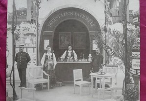 Foto Original Exposição Paris de 1900. Degustation Officielle do Pavilhão