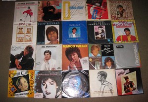 Lote 40 Discos Vinil Single 45 rpm/Vários Géneros!