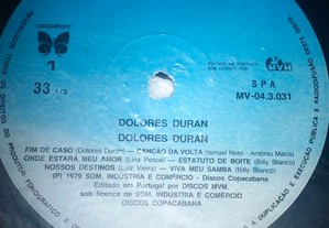 Dolores Duran - LP Vinil