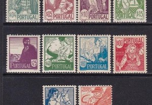 Selos Portugal 1941 Afinsa 607/616 MNH