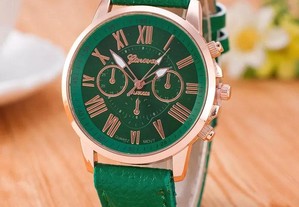 Relógio Geneva Unissexo Quartzo (1 Uni) Verde