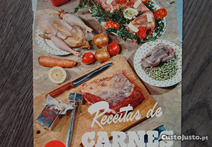 Antigo livro de cozinha - Receitas de carnes nº 3