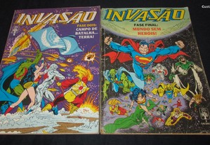 Livros Revista BD Invasão Abril DC Comics 1990