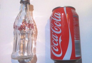 Coca Cola, garrafa miniatura em vidro