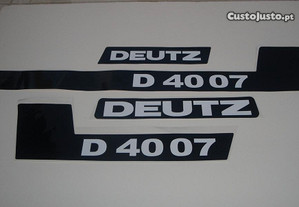 Deutz D 5006,4506 4006 DX 3.50 DX 3.75 3.90 Autocolante