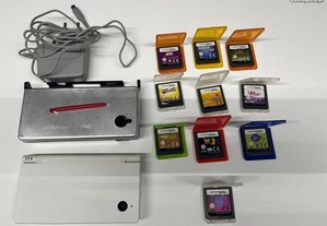 Nintendo Ds com vários jogos