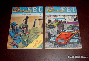 Aventuras do FBI 4 revistas antigas, bd