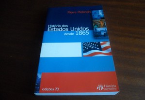 "História dos Estados Unidos desde 1865" de Pierre Melandri - 1ª Edição de 2002
